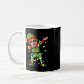 Mug Dabbing Elf Claus Christmas Tree Lights Garçons En (Gauche)