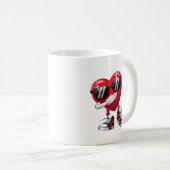Mug Dabbing Heart Cool Love Valentine (Devant droit)