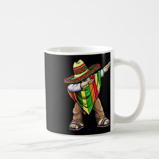 Mug Dabbing Mexican Poncho Cinco De Mayo (Droite)