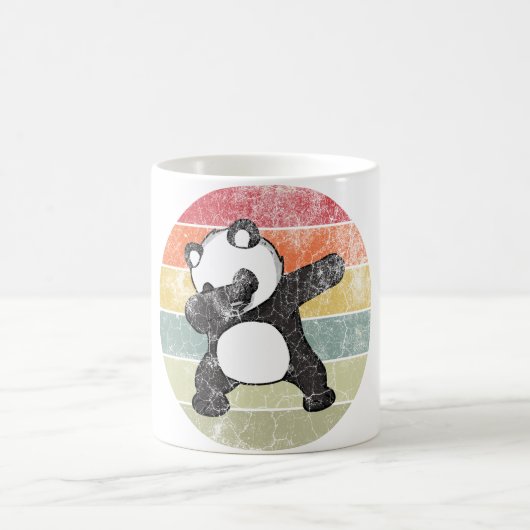 Mug Dabbing Panda, Drôle Panda Dab Danse (Centre)
