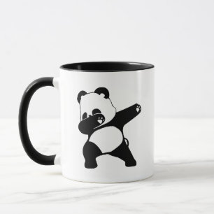 Mug Dabbing Panda, Funny Panda dab dance