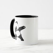 Mug Dabbing Panda, Funny Panda danse dab (Devant gauche)