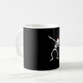 Mug Dabbing Père Noël Skeleton (Devant gauche)