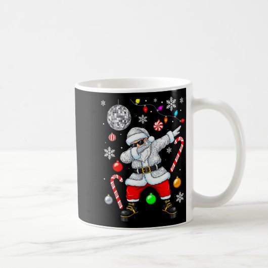Mug Dabbing Santa Christmas Disco Retro 70s 80s Vibes  (Droite)