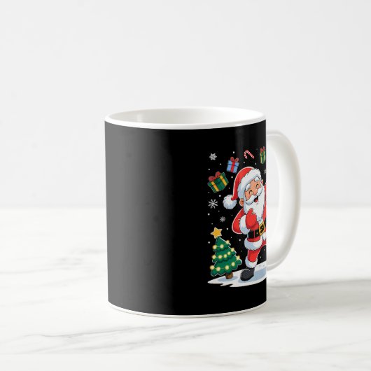 Mug Dabbing Santa Claus Christmas Holiday Boys Kids Da (Devant droit)