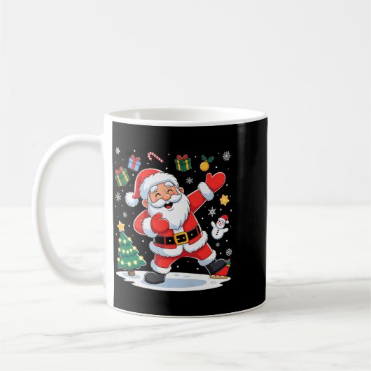 Mug Dabbing Santa Claus Christmas Holiday Boys Kids Da (Gauche)