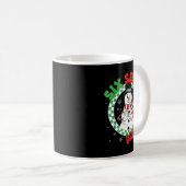 Mug Dabbing Santa Snowman 6 7 Meme Christmas Six Seven (Devant droit)