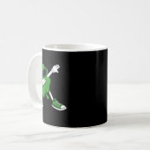 Mug Dabbing Shamrock St Patrick's Day Funny Boys Girls (Devant gauche)