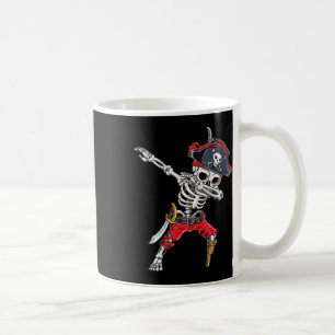 Mug Dabbing Skeleton Pirate drôle Halloween enfants Jo