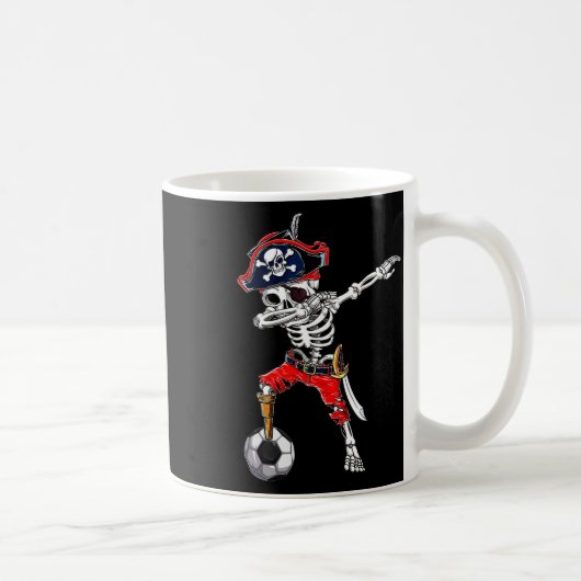 Mug Dabbing Skeleton Pirate Et Soccer Ll Halloween Co (Droite)