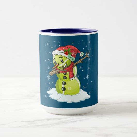 Mug Dabbing Snowman Tennis Ball Tee Noël Noël Noël (Centre)