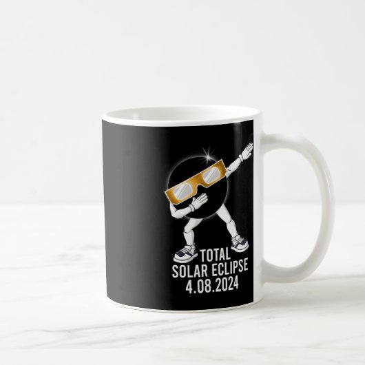 Mug Dabbing Total Solar Eclipse 04.08.2024 Fun Dab Boy (Droite)