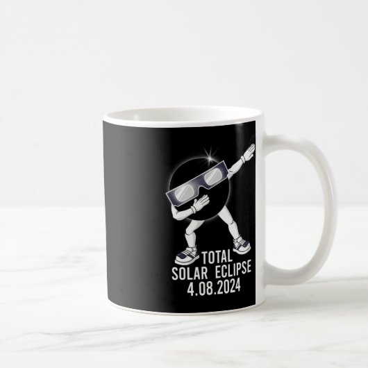 Mug Dabbing Total Solar Eclipse 04.08.2024 Fun Dab Boy (Droite)