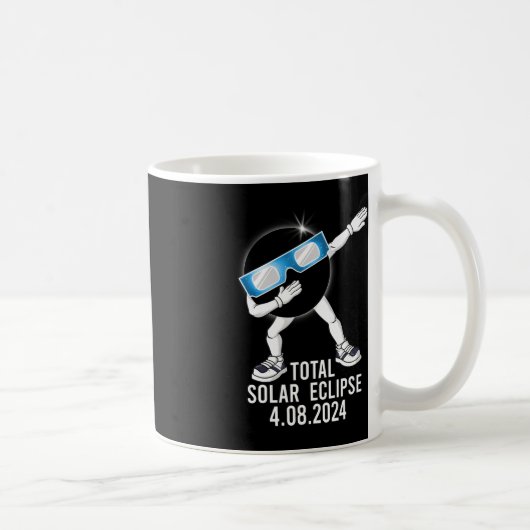 Mug Dabbing Total Solar Eclipse 04.08.2024 Fun Dab Boy (Droite)