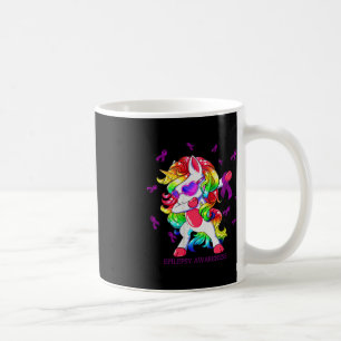 Mug Dabbing Unicorn Epilepsie Sensibilisation Ribbon C