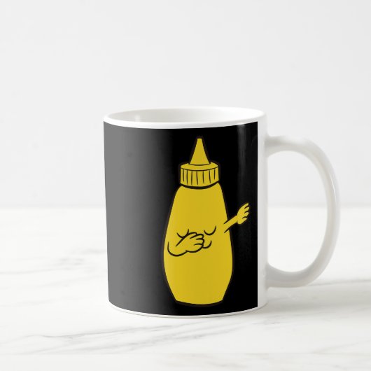 Mug Dabbing Yellow Mustard Squeeze Bottle Dancin drôle (Droite)