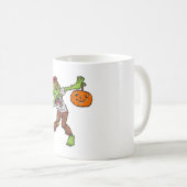 Mug Dabbing Zombie Halloween Dab Funny Cadeau design (Devant droit)