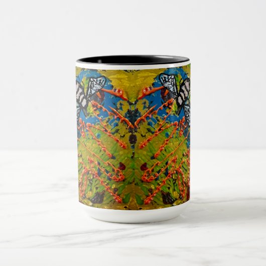 Mug d'abeilles Abstraites (Centre)