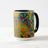 Mug d'abeilles Abstraites (Devant droit)