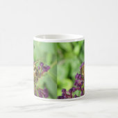 Mug d'abeilles et de fleurs violettes (Centre)