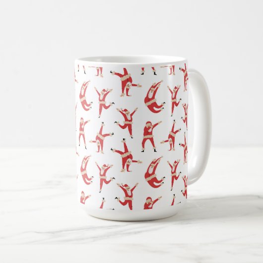 Mug Dabing Père Noël Fun Motif de Noël (Devant droit)