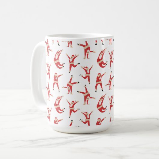 Mug Dabing Père Noël Fun Motif de Noël (Devant gauche)