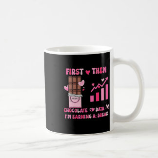 Mug D'abord du chocolat puis des données, je mérite un