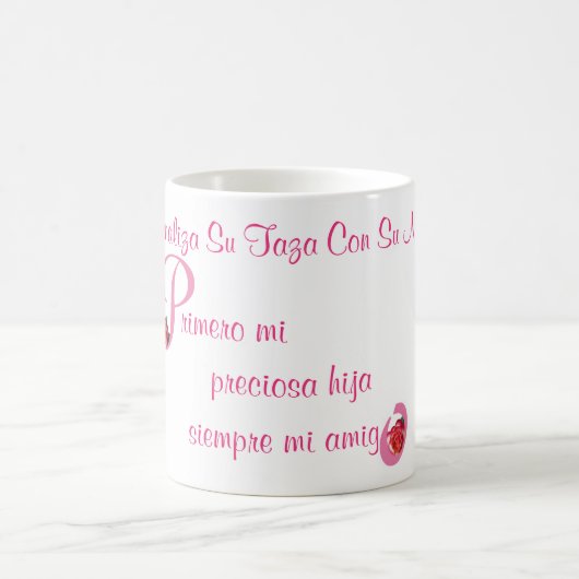 Mug D'abord ma fille précieuse en particulier (Centre)
