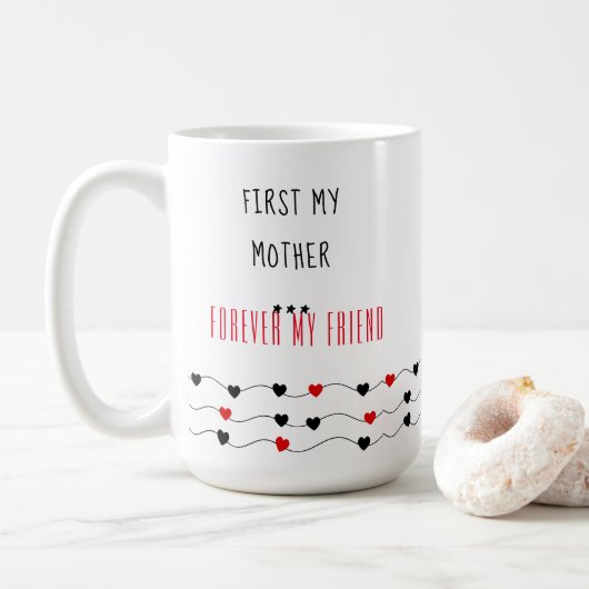 Mug D'abord ma mère - jour de mères (Avec donut)