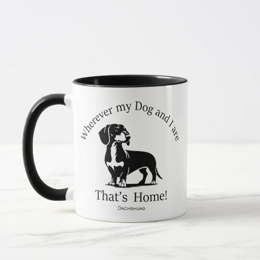 Mug Dachshund (Gauche)