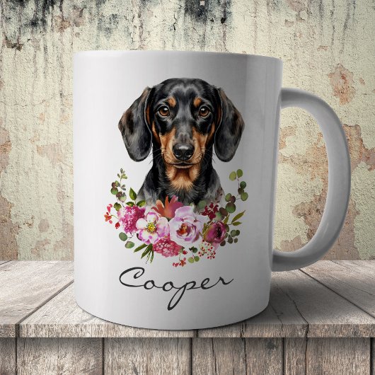 Mug Dachshund à l'aquarelle