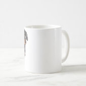Mug Dachshund (A) - Noir et feu (Devant droit)