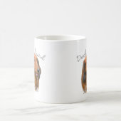 Mug Dachshund (à poil long) Maman 2 (Centre)