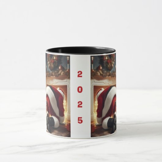 Mug Dachshund and Santa (Centre)