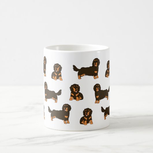 Mug Dachshund aux cheveux longs (Centre)