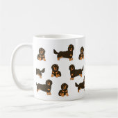Mug Dachshund aux cheveux longs (Gauche)