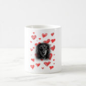 Mug Dachshund aux Coeurs rouges (Centre)