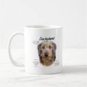Mug Dachshund (cheveux filaires) (Gauche)