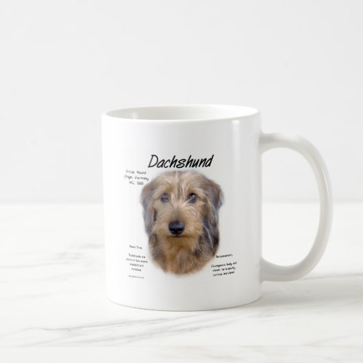 Mug Dachshund (cheveux filaires) (Droite)