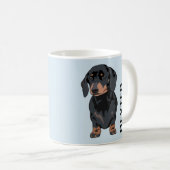 Mug Dachshund chien animal de compagnie | Chien de sau (Devant droit)