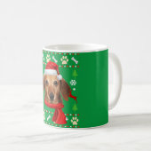 Mug Dachshund Chien Vilain Noël (Devant droit)
