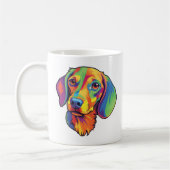Mug Dachshund coloré (Gauche)
