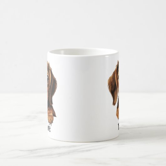 Mug Dachshund customisé (Centre)