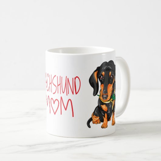 Mug Dachshund Dachshund (Devant droit)
