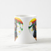 Mug Dachshund Daisy Patch B&T (Centre)