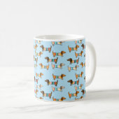 Mug Dachshund dans les cavaliers (Devant droit)