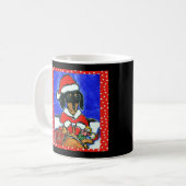 Mug Dachshund de Noël (Devant gauche)