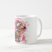 Mug Dachshund de Noël (Devant droit)
