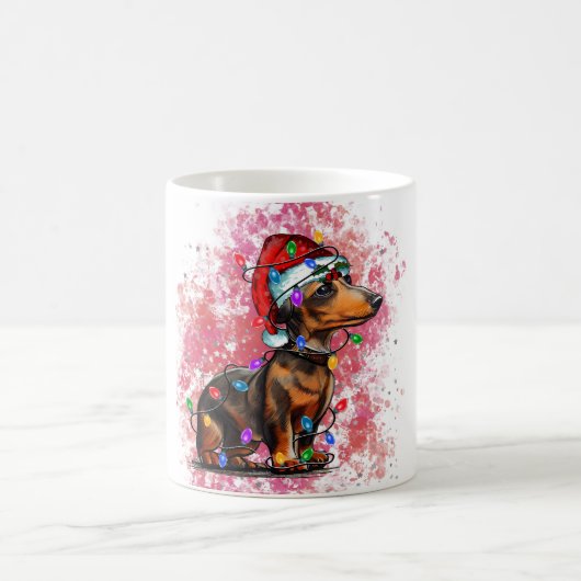 Mug Dachshund de Noël (Centre)