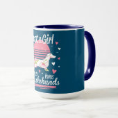 Mug Dachshund Design, Juste Une Fille Qui Aime Les Dac (Devant droit)